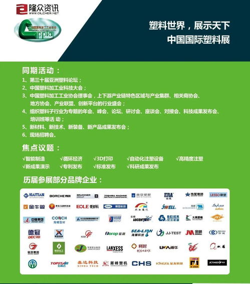 2020中國國際塑料展 新材料技術(shù)推廣服務(wù)引領(lǐng)行業(yè)創(chuàng)新升級